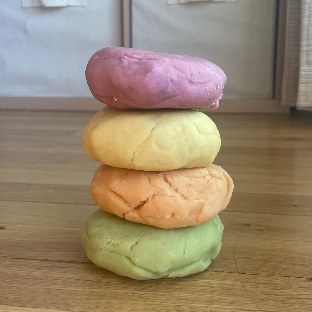 Homemade Play Dough | 1 Kg | 2.2lb | 4 colors | natural